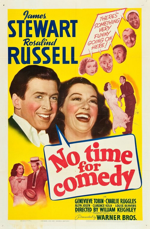 Смотреть фильм Нет времени на комедию / No Time for Comedy (1940) онлайн в хорошем качестве SATRip