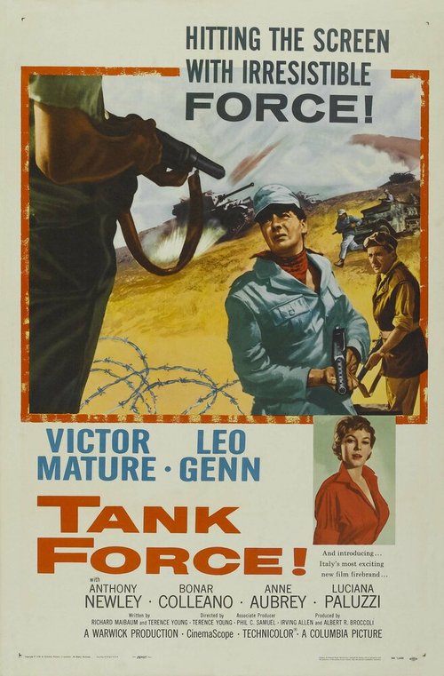Смотреть фильм Нет времени умирать / Tank Force! (1958) онлайн в хорошем качестве SATRip