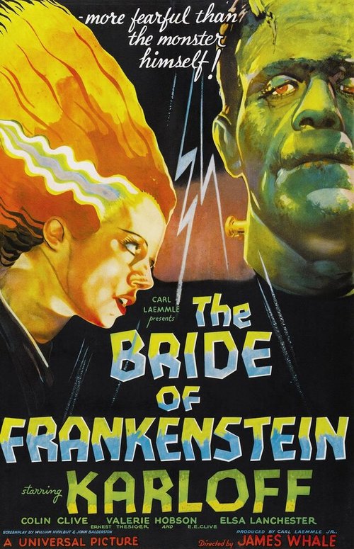 Смотреть фильм Невеста Франкенштейна / Bride of Frankenstein (1935) онлайн в хорошем качестве SATRip