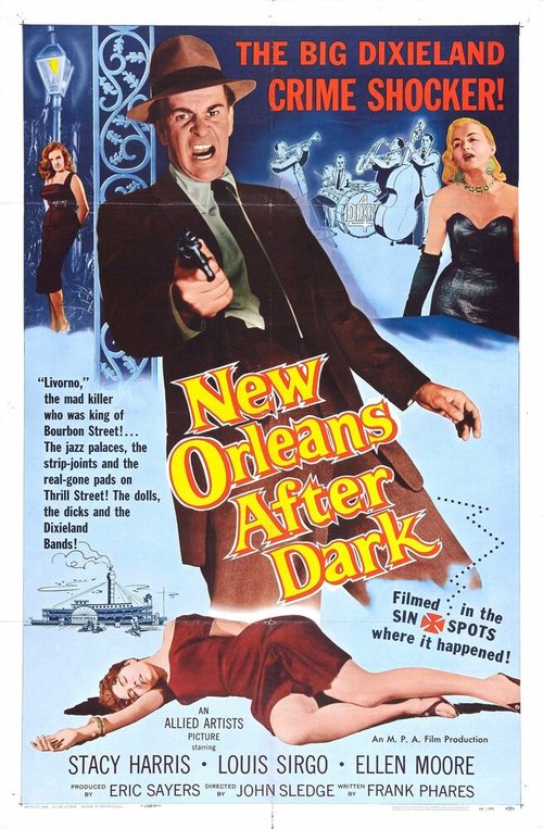Смотреть фильм New Orleans After Dark (1958) онлайн в хорошем качестве SATRip