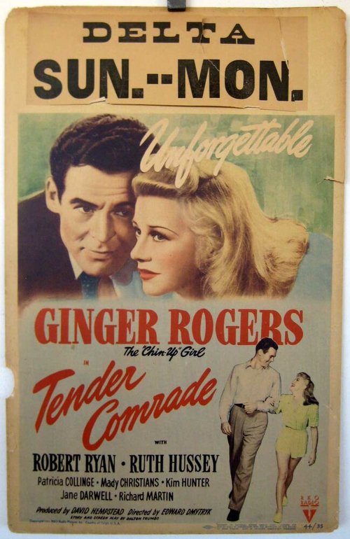 Смотреть фильм Нежный товарищ / Tender Comrade (1943) онлайн в хорошем качестве SATRip