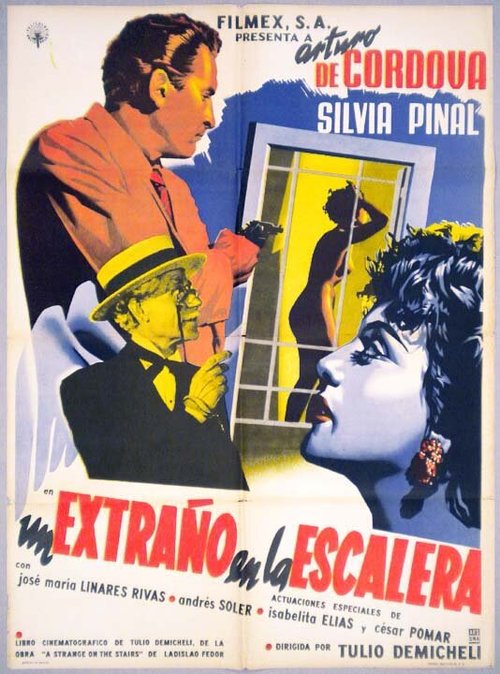 Смотреть фильм Незнакомец на лестнице / Un extraño en la escalera (1955) онлайн в хорошем качестве SATRip