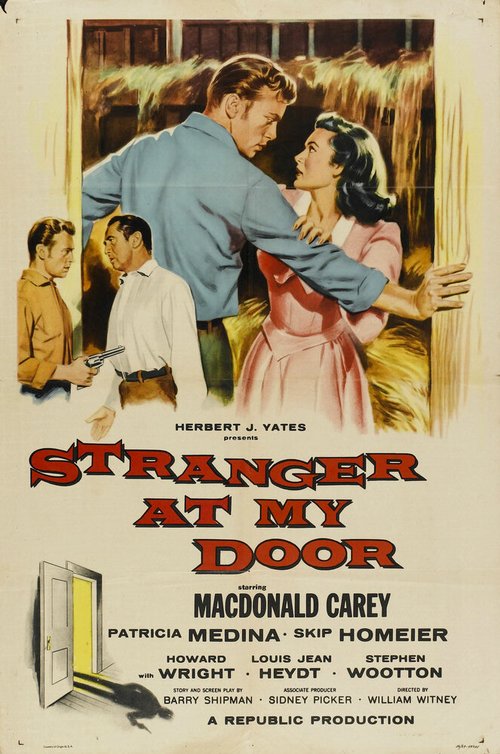Смотреть фильм Незнакомец у моей двери / Stranger at My Door (1956) онлайн в хорошем качестве SATRip