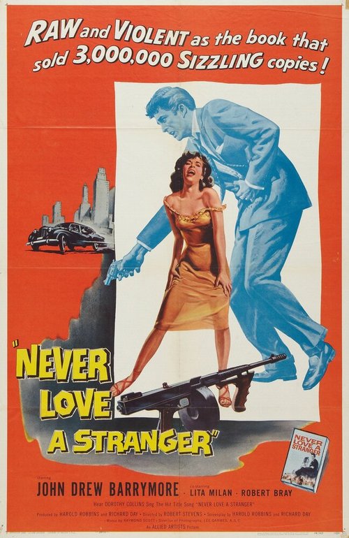 Смотреть фильм Никогда не люби незнакомца / Never Love a Stranger (1958) онлайн в хорошем качестве SATRip