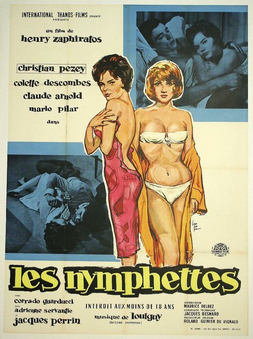 Смотреть фильм Нимфетки / Les nymphettes (1961) онлайн в хорошем качестве SATRip