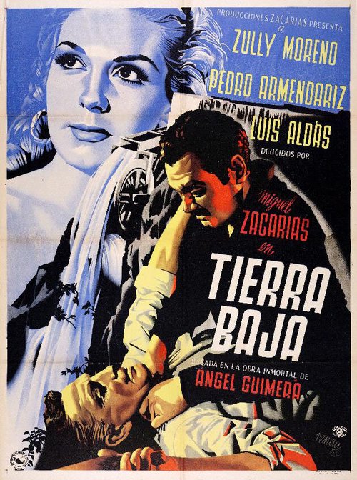 Смотреть фильм Низменность / Tierra baja (1951) онлайн в хорошем качестве SATRip