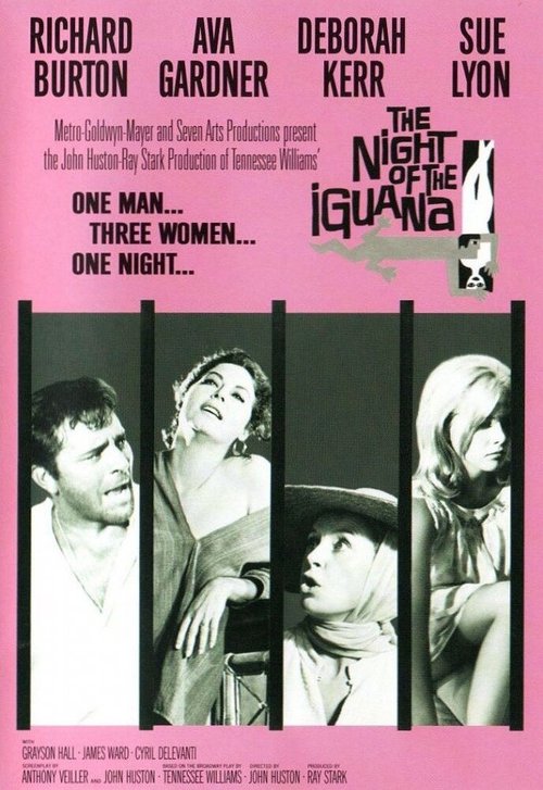 Смотреть фильм Ночь игуаны / The Night of the Iguana (1964) онлайн в хорошем качестве SATRip