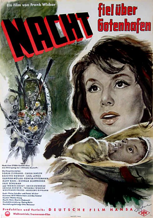 Смотреть фильм Ночь над Готенхафеном / Nacht fiel über Gotenhafen (1960) онлайн в хорошем качестве SATRip