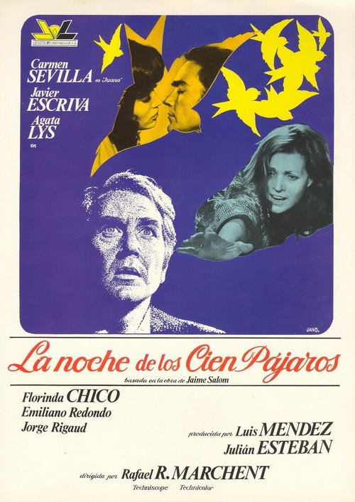 Смотреть фильм Ночь сотен птиц / La noche de los cien pájaros (1976) онлайн в хорошем качестве SATRip