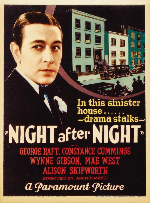 Смотреть фильм Ночь за ночью / Night After Night (1932) онлайн в хорошем качестве SATRip