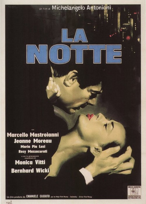 Смотреть фильм Ночь / La notte (1961) онлайн в хорошем качестве SATRip