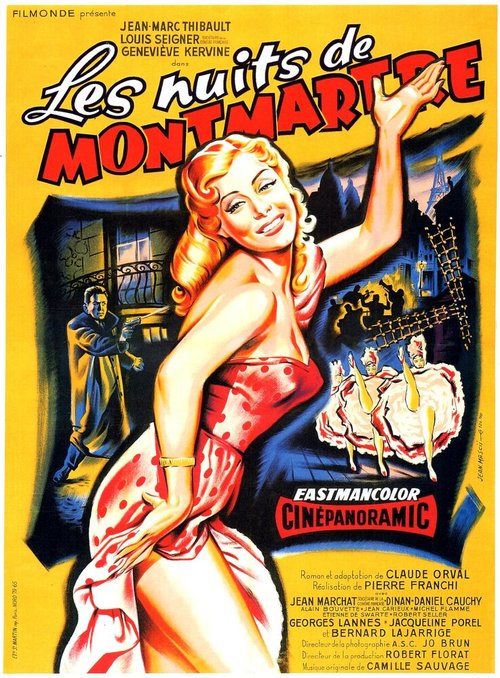 Смотреть фильм Ночи Монмартра / Les nuits de Montmartre (1955) онлайн в хорошем качестве SATRip