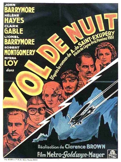 Смотреть фильм Ночной полет / Night Flight (1933) онлайн в хорошем качестве SATRip