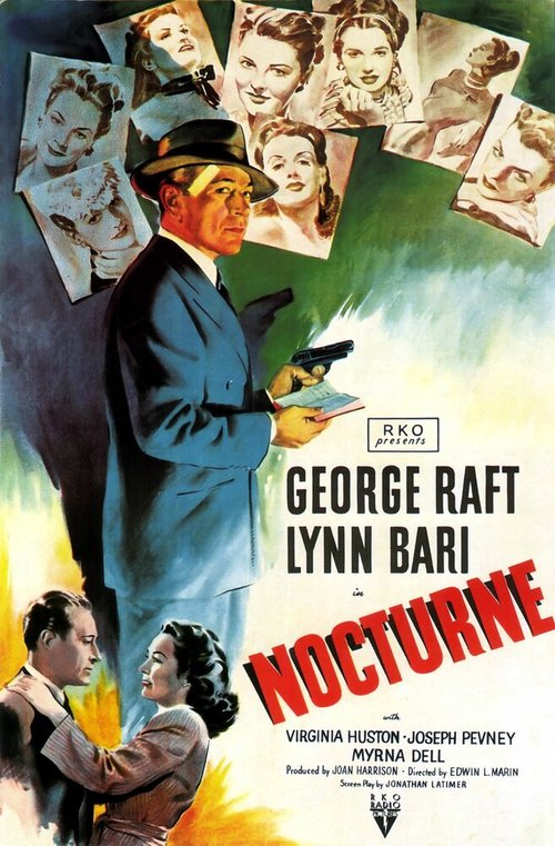 Смотреть фильм Ноктюрн / Nocturne (1946) онлайн в хорошем качестве SATRip