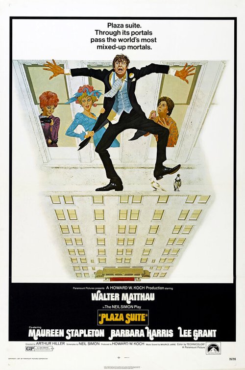 Смотреть фильм Номер в отеле Плаза / Plaza Suite (1971) онлайн в хорошем качестве SATRip