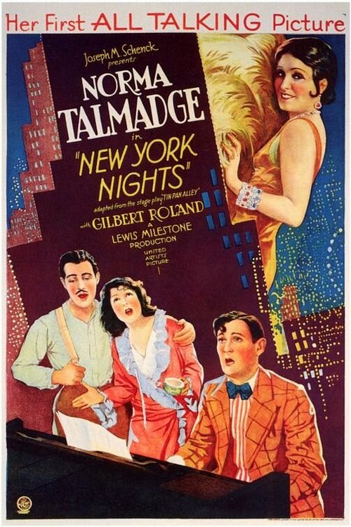 Смотреть фильм Нью-йоркские ночи / New York Nights (1929) онлайн в хорошем качестве SATRip
