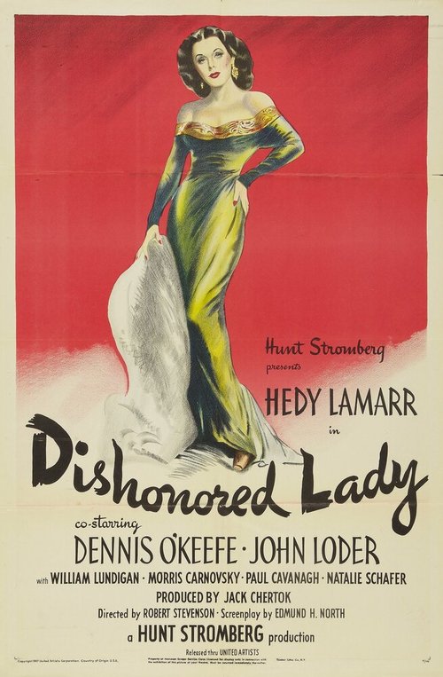 Смотреть фильм Обесчещенная леди / Dishonored Lady (1947) онлайн в хорошем качестве SATRip