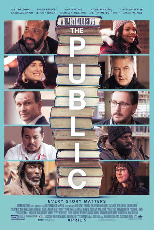Смотреть фильм Общественная библиотека / The Public (2018) онлайн в хорошем качестве HDRip
