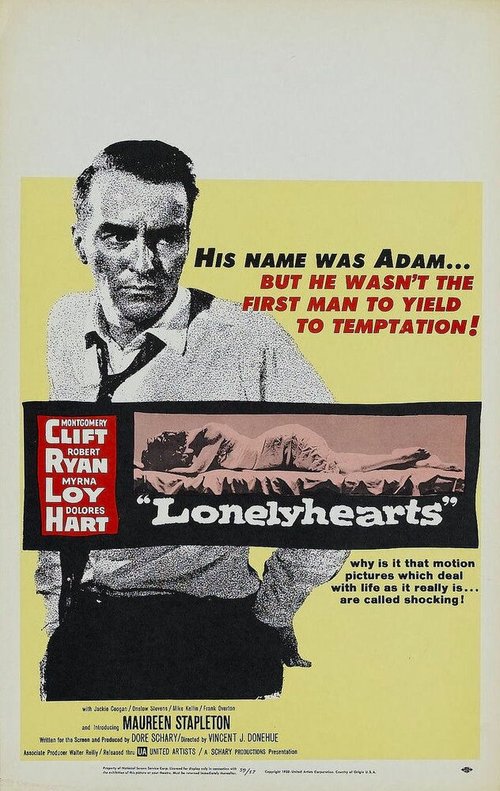 Смотреть фильм Одинокие сердца / Lonelyhearts (1958) онлайн в хорошем качестве SATRip