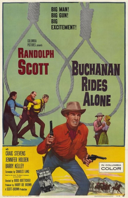 Смотреть фильм Одинокий всадник Бьюкенен / Buchanan Rides Alone (1958) онлайн в хорошем качестве SATRip
