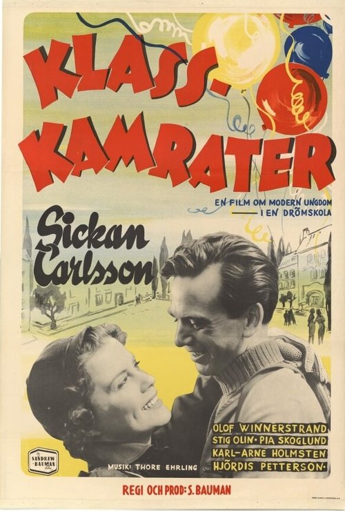 Смотреть фильм Одноклассники / Klasskamrater (1952) онлайн в хорошем качестве SATRip