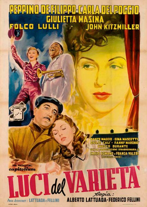Смотреть фильм Огни варьете / Luci del varietà (1950) онлайн в хорошем качестве SATRip