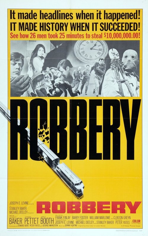 Смотреть фильм Ограбление / Robbery (1967) онлайн в хорошем качестве SATRip