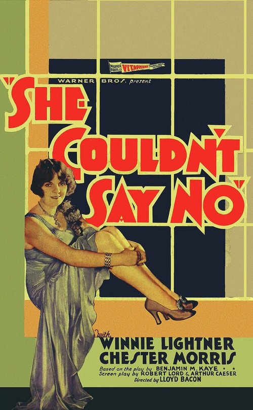 Смотреть фильм Она не могла сказать нет / She Couldn't Say No (1930) онлайн в хорошем качестве SATRip