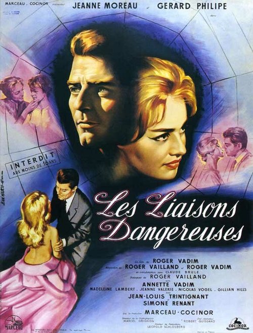 Смотреть фильм Опасные связи / Les liaisons dangereuses (1959) онлайн в хорошем качестве SATRip