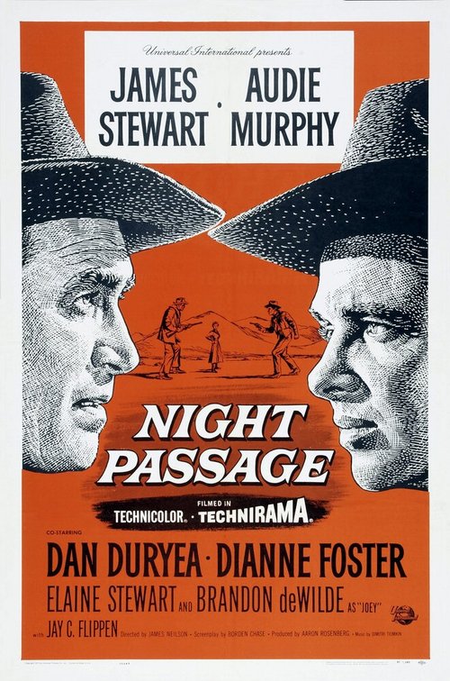 Смотреть фильм Опасный перегон / Night Passage (1957) онлайн в хорошем качестве SATRip