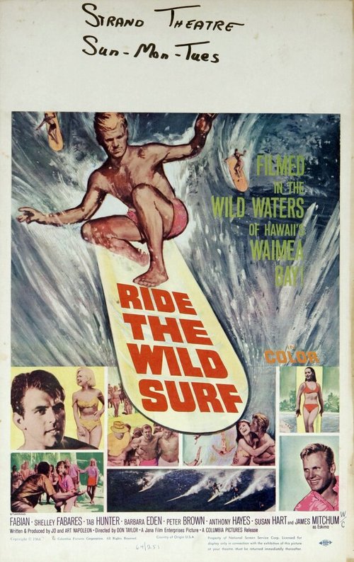 Смотреть фильм Оседлай дикий прибой / Ride the Wild Surf (1964) онлайн в хорошем качестве SATRip