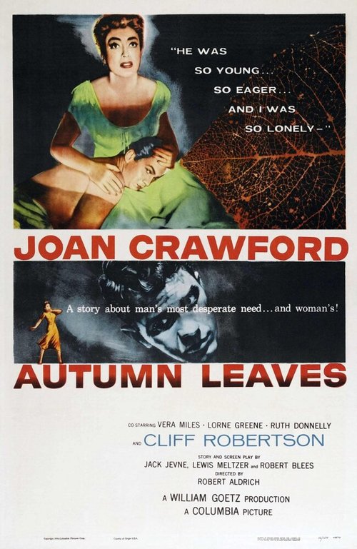 Смотреть фильм Осенние листья / Autumn Leaves (1956) онлайн в хорошем качестве SATRip