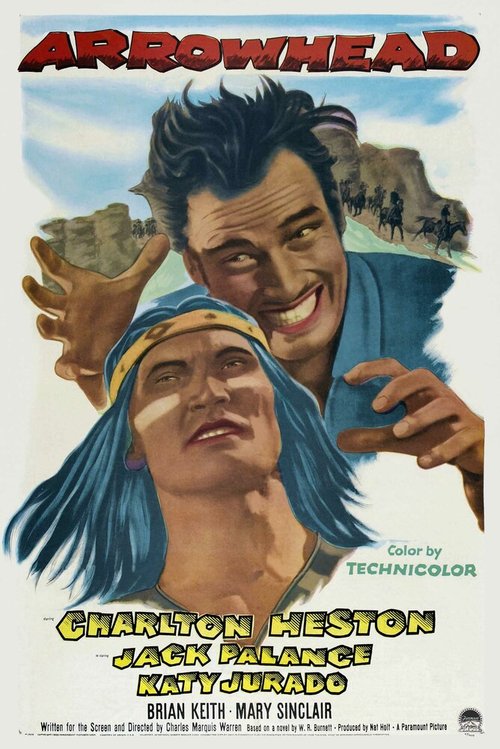 Смотреть фильм Острие стрелы / Arrowhead (1953) онлайн в хорошем качестве SATRip