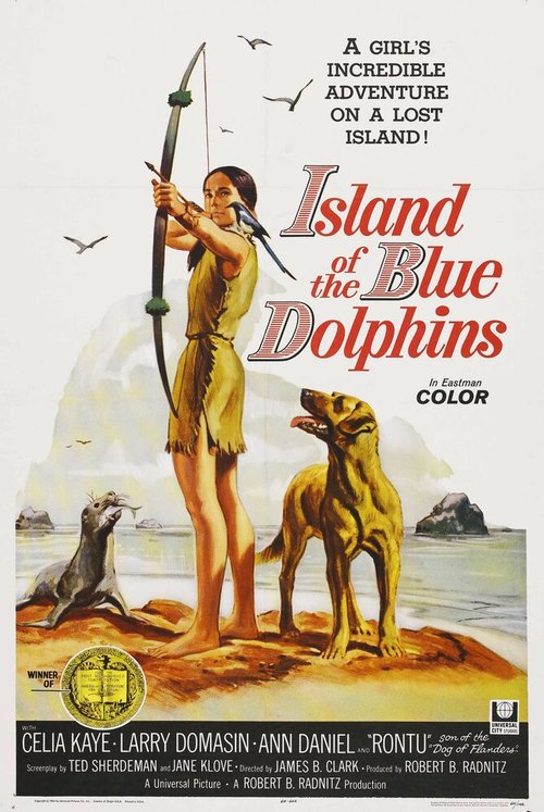 Смотреть фильм Остров голубых дельфинов / Island of the Blue Dolphins (1964) онлайн в хорошем качестве SATRip