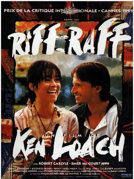 Смотреть фильм Отбросы общества / Riff-Raff (1991) онлайн в хорошем качестве HDRip