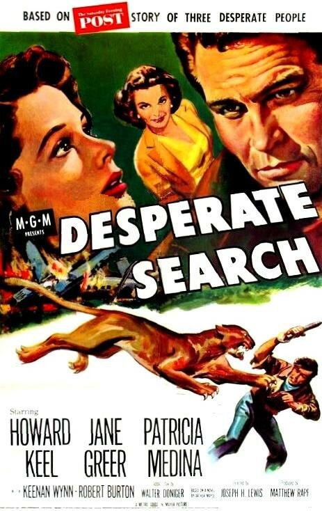 Смотреть фильм Отчаянный поиск / Desperate Search (1952) онлайн в хорошем качестве SATRip