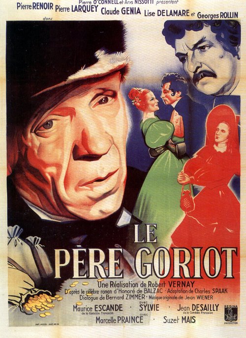 Смотреть фильм Отец Горио / Le père Goriot (1945) онлайн в хорошем качестве SATRip