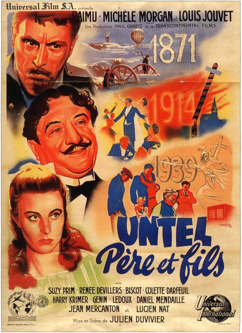 Смотреть фильм Отец и сын / Untel père et fils (1940) онлайн в хорошем качестве SATRip