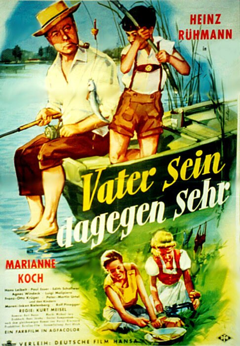 Смотреть фильм Отец категорически против / Vater sein dagegen sehr (1957) онлайн в хорошем качестве SATRip