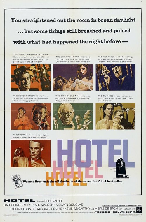 Смотреть фильм Отель / Hotel (1967) онлайн в хорошем качестве SATRip