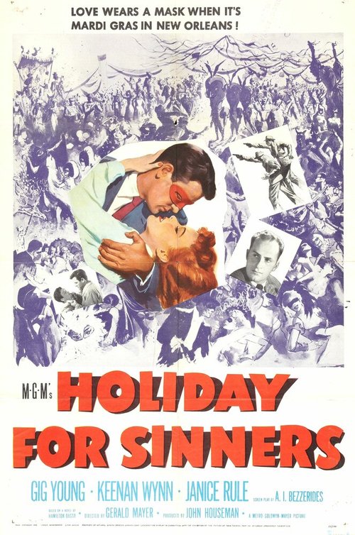 Смотреть фильм Отпуск для грешников / Holiday for Sinners (1952) онлайн в хорошем качестве SATRip