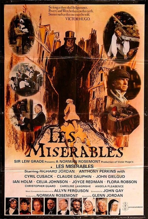 Смотреть фильм Отверженные / Les Miserables (1978) онлайн в хорошем качестве SATRip