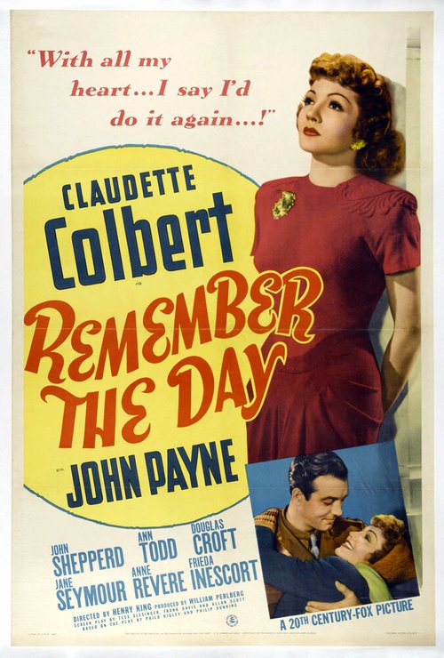 Смотреть фильм Памятный день / Remember the Day (1941) онлайн в хорошем качестве SATRip