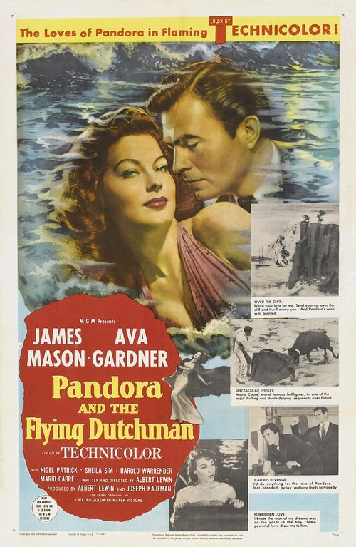 Смотреть фильм Пандора и Летучий Голландец / Pandora and the Flying Dutchman (1951) онлайн в хорошем качестве SATRip