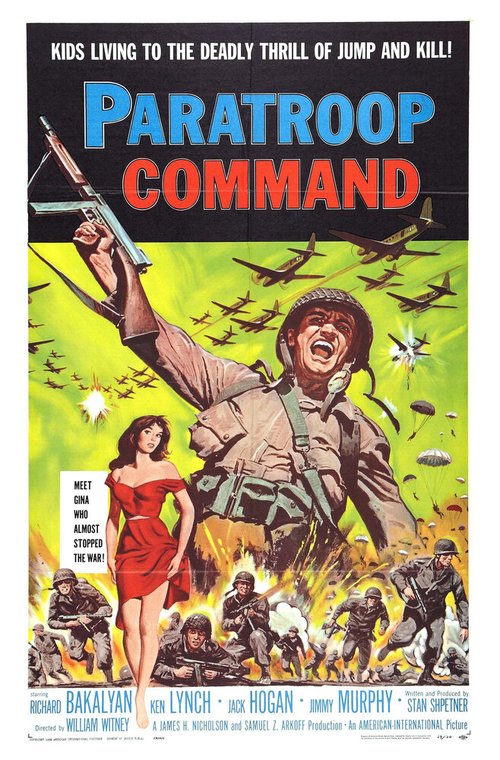 Смотреть фильм Paratroop Command (1959) онлайн в хорошем качестве SATRip