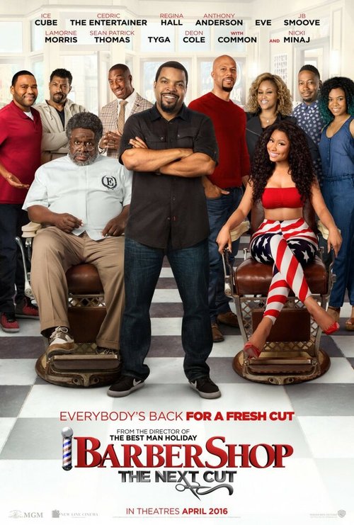 Смотреть фильм Парикмахерская 3 / Barbershop: The Next Cut (2016) онлайн в хорошем качестве CAMRip