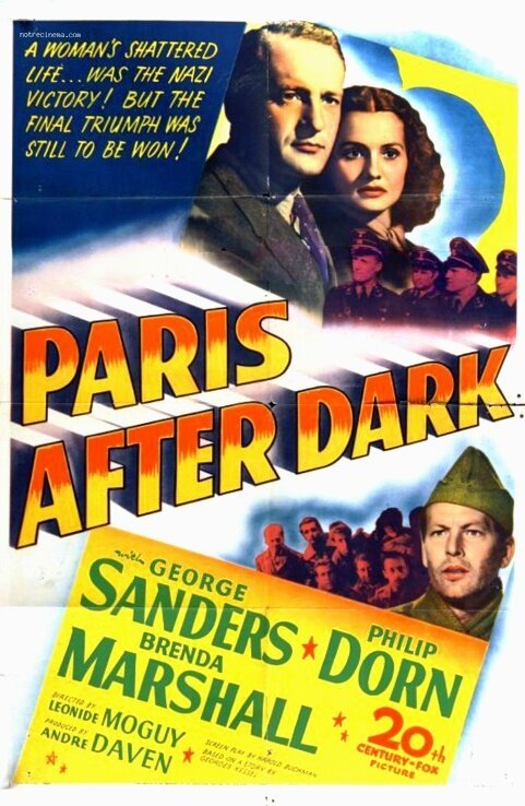 Смотреть фильм Париж после темноты / Paris After Dark (1943) онлайн в хорошем качестве SATRip