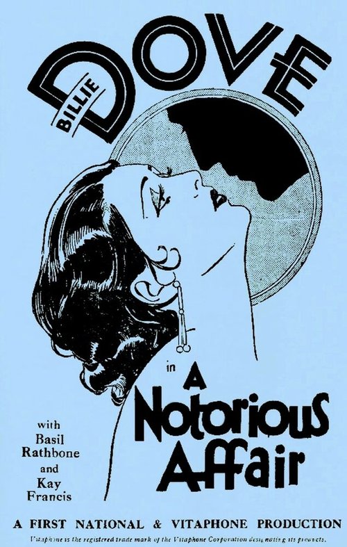 Смотреть фильм Печально известный роман / A Notorious Affair (1930) онлайн в хорошем качестве SATRip