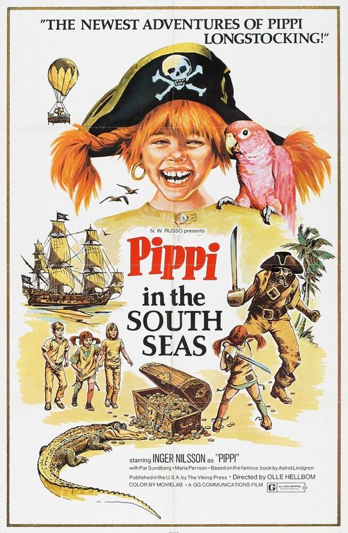 Смотреть фильм Пеппи в стране Така-Тука / Pippi Långstrump på de sju haven (1970) онлайн в хорошем качестве SATRip