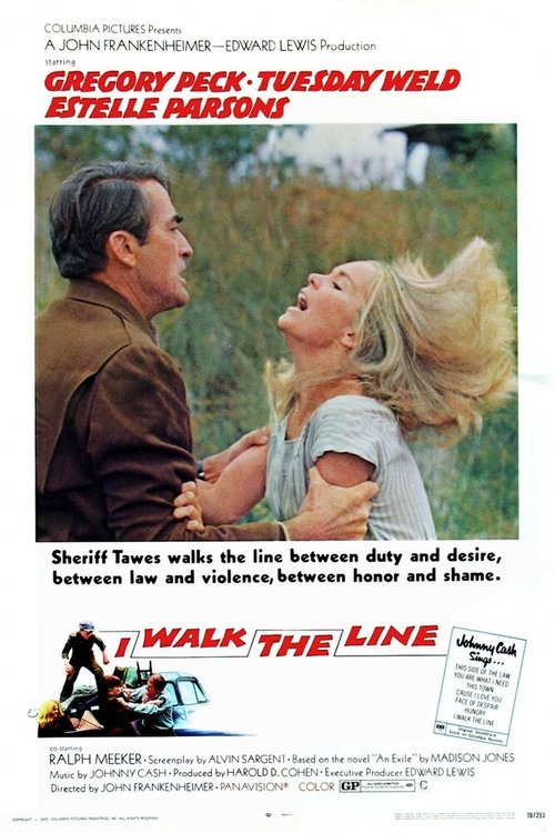 Смотреть фильм Переступить черту / I Walk the Line (1970) онлайн в хорошем качестве SATRip